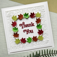 Creative Expressions Sue Wilson Frames and Tags Leafy Rectangle Craft Die