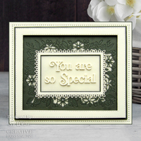 Creative Expressions Sue Wilson Frames and Tags Daisy Rectangle Craft Die