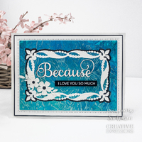 Creative Expressions Sue Wilson Frames and Tags Wrapped Pearl Frame Craft Die CED4470