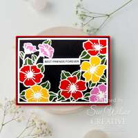 Creative Expressions Sue Wilson Frames and Tags Wild Rose Cover Plate CED4493
