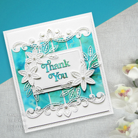 Creative Expressions Sue Wilson Jewelled Scalloped Border Craft Die