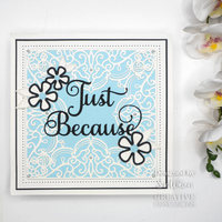 Creative Expressions Sue Wilson Draped Jewelled Border Craft Die CED7144