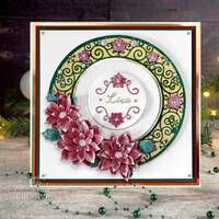 Creative Expressions Jamie Rodgers Holiday Rippled Poinsettia Craft Die
