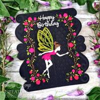 Creative Expressions Jamie Rodgers Fairy Wishes Happy Birthday Craft Die