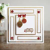 Sue Wilson Dies Mini Expressions Season's Greetings CEDME089