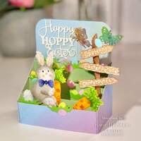 Creative Expressions Sue Wilson Mini Expressions Hoppy Hoppy Easter Craft Die CEDME134