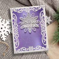 Creative Expressions Sue Wilson Festive Snowflake Wishes CEDME138