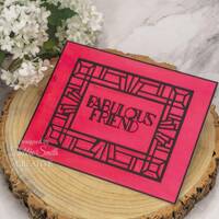 Creative Expressions Sue Wilson Art Deco Fabulous Friend - CEDME145