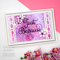 Sue Wilson Noble Shadowed Sentiments Collection Just Because CEDNE011