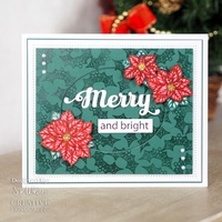 Sue Wilson Die & Stamp Set Festive Collection Merry CEDSD023