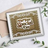 Sue Wilson Shadowed Sentiments Collection On Your Special Day CEDSS026