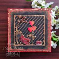 Sue Wilson Pet Pals Shadowed Sentiments - Paws & Kisses - CEDSS058