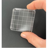 Acrylic Block Set of 4 PC Stamp Block Set with Grid