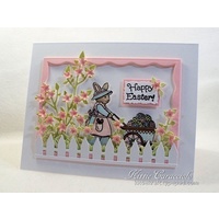 Pink Ink Impression Obsession Clear Stamps Sunny Bunnies