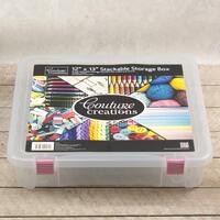 Couture Creations 12x13 inch Stackable Storage Box
