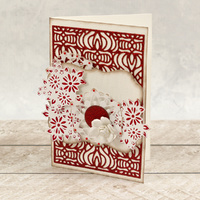 Cut and Foil Die Hotfoil Stamp Lavish Ballroom Field Of Daisies
