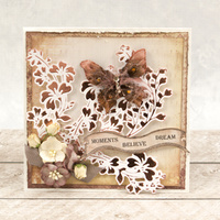 Cut and Foil Die Hotfoil Stamp Lavish Ballroom Sweeping Botanicals