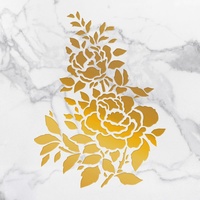 Couture Creations Hotfoil Stamp Peaceful Peonies Peony Bouquet