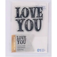 Couture Creations Stamp My Secret Love Collection 22pc