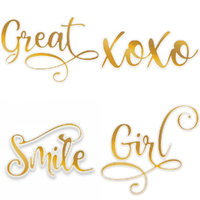 Couture Creations Cut Foil Emboss Sentiment Bundle 2