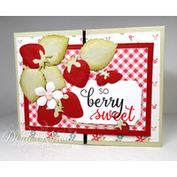Impression Obsession Die Small Strawberry Bunch DIE40E 