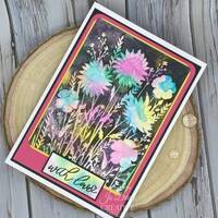 Creative Expressions Wildflowers 5 in x 7 in 3D Embossing Folder EF3D-070