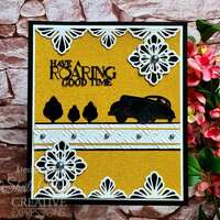 Creative Expressions Interlocking Squares 5 in x 7 in 3D Embossing Folder EF3D-079