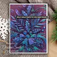 Creative Expressions Jingle Bells 5 in x 7 in 3D Embossing Folder EF3D-083
