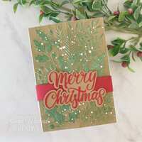 Creative Expressions Winter Foliage 5 in x 7 in 3D Embossing Folder EF3D-084