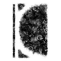 Woodware Clear Singles Semi Circle Texture Background 3 x 4 Stamp