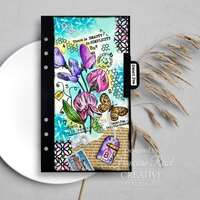 Woodware Clear Singles 3” x 4” Stamp - Sweet Pea - FRM075