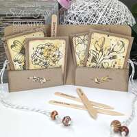Woodware Clear Singles 3” x 4” Stamp - Mini Geranium - FRM079