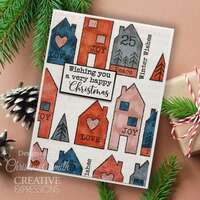 Woodware Clear Singles 3” x 4” Stamp - Nordic Houses - FRM085