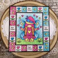 Woodware Clear Singles 4” x 6” Stamp Set - Butterfly Norma - FRS1042