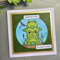 Woodware Clear Singles 4” x 6” Stamp Set - Hopping Gnome - FRS1044