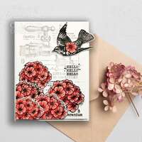 Woodware Clear Singles 4” x 6” Stamp Set - Postage Stamp Greetings - FRS1045