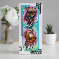 Woodware Clear Stamps Tags Collage