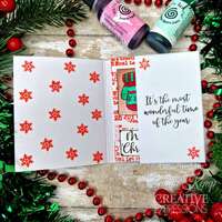 Woodware Clear Singles 8” x 2.6” Stamp - Christmas Celebrations - FRS427