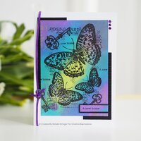 Woodware Clear Stamps Three Butterflies
