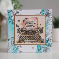 Woodware Clear Stamps Blueprint Background
