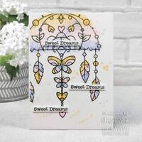 Woodware Clear Singles Garden Dream Catcher 4 x 6 Stamp