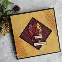 Woodware Stencil - 6in x 6in - Quito - FRST080