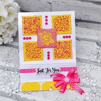 Gemini Create-a-Card Metal Die Rose Patchwork