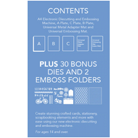 GoPower & Emboss with Couture Creations Delightful Sentiments Die Bundle