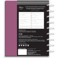 Reflect and Grow - Grattitude - Classic Disc Bound Memory Keeping Journal by Happy Planners