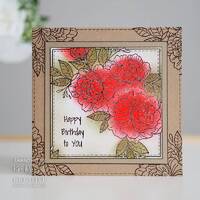 Woodware Clear Stamps By Jane Gill Camellia Spray
