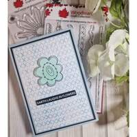 Woodware Clear Singles Petal Doodles Happy Soul 4 in x 6 in Stamp Set JGS856