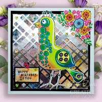 Woodware Clear Singles Lina 4 in x 6 in Stamp Set JGS881