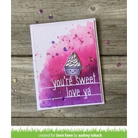 Lawn Fawn Cuts Love Ya Line Border Dies LF1559