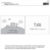 Lawn Fawn Stamps Village Heroes LF2327